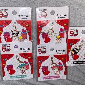 Sanrio Hello Kitty 50th Anniversary charms bundle